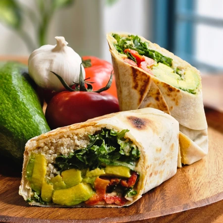 Glow Avocado and Quinoa Wrap in Thao Dien