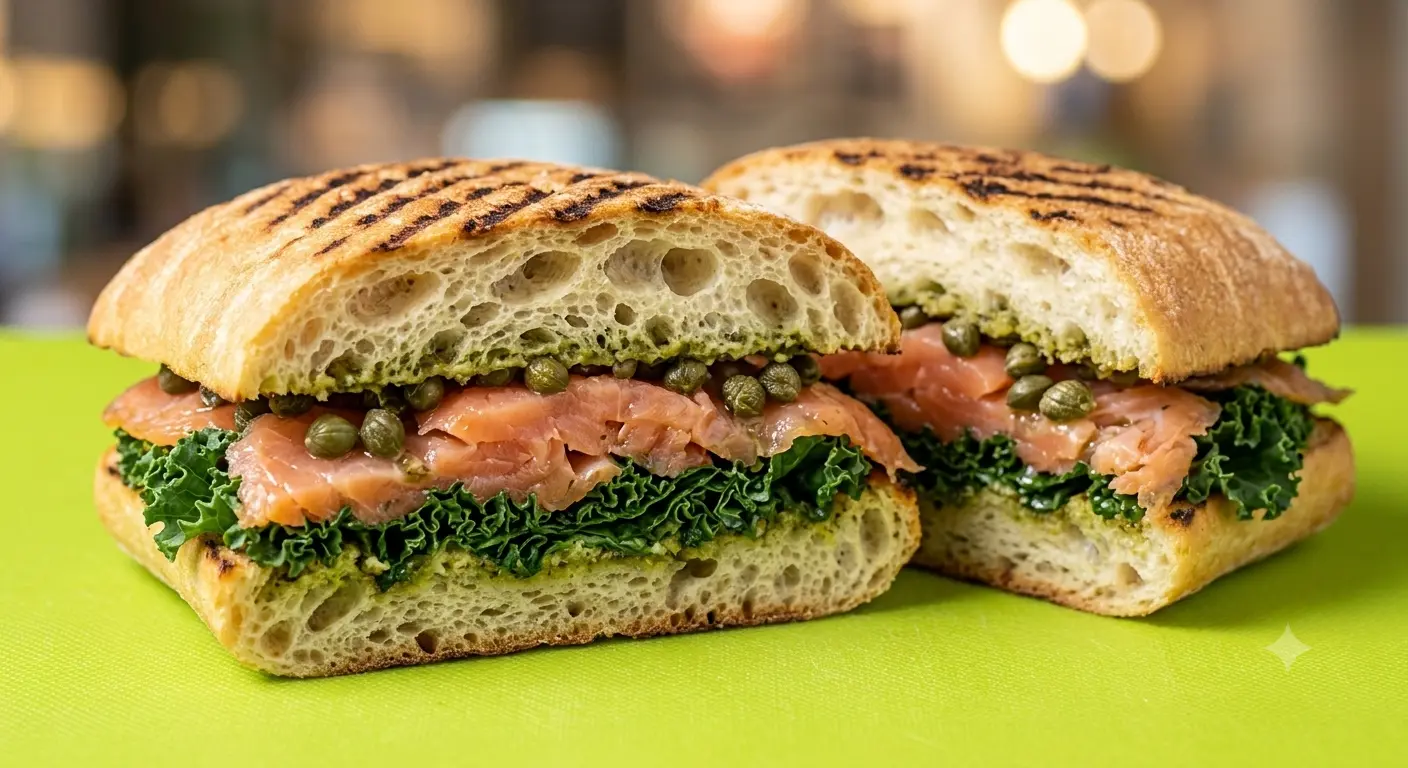 Smoked Salmon Panini